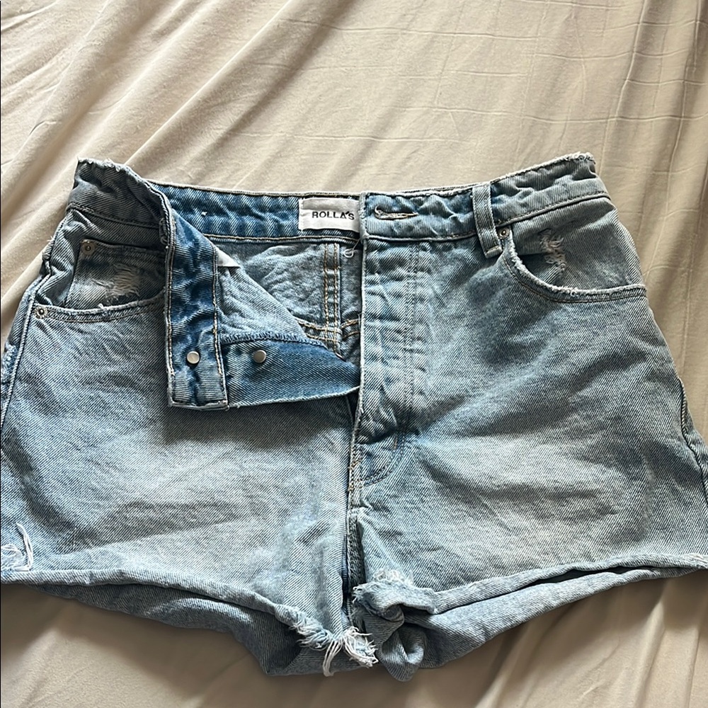 ROLLAS denim shorts